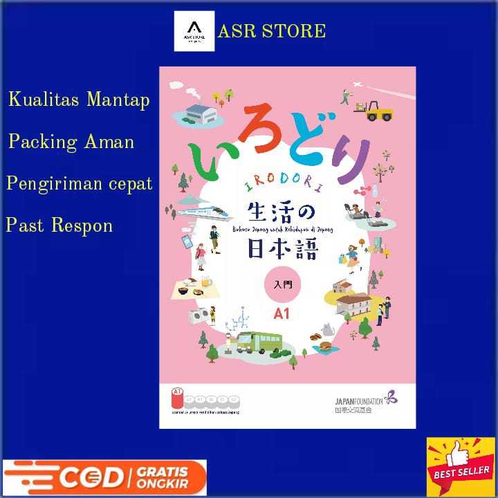 

Buku belajar jepang, irodori japanese for life in japan level :A1
