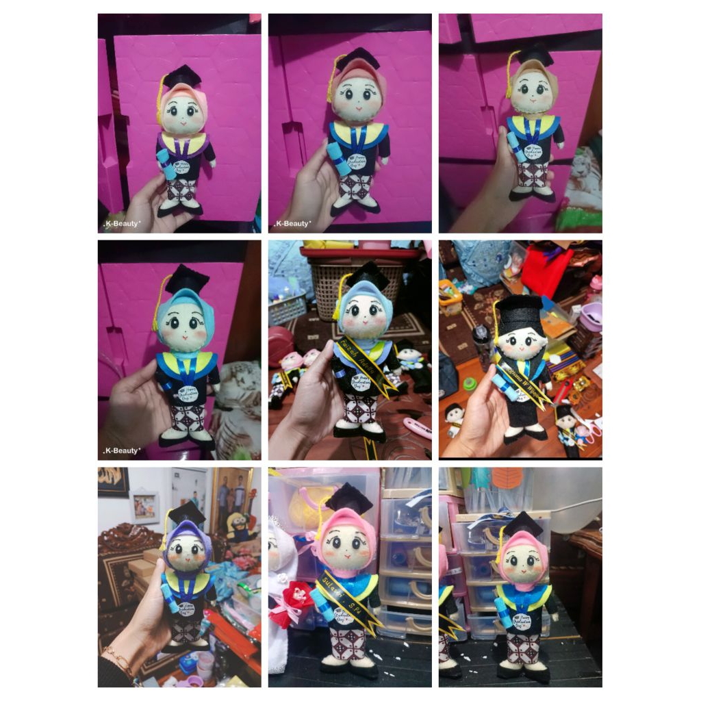 BONEKA WISUDA LAKI-LAKI & PEREMPUAN