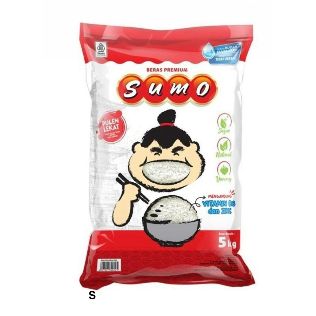 

Beras Premium Merah Sumo Pulen Lekat 5 Kilogram