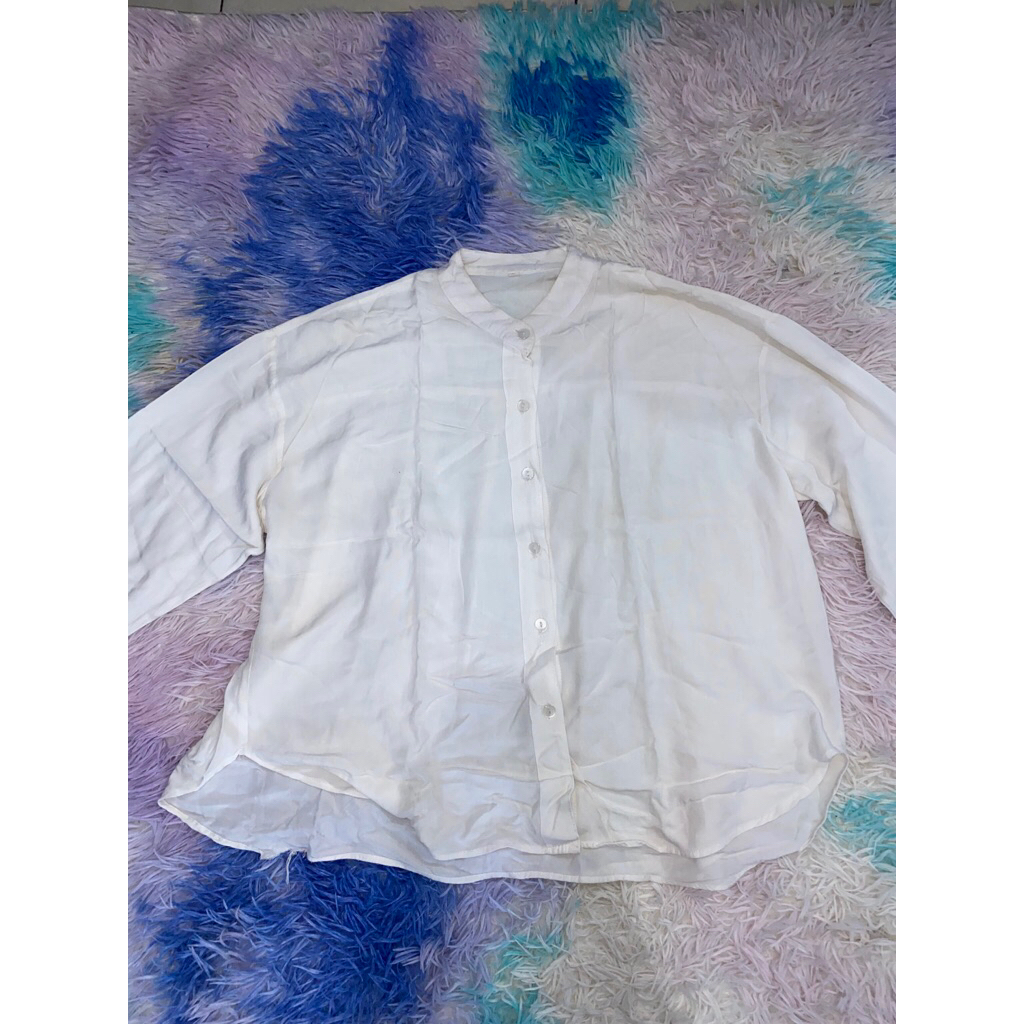 [PRELOVED] BLOUSE PUTIH POLOS