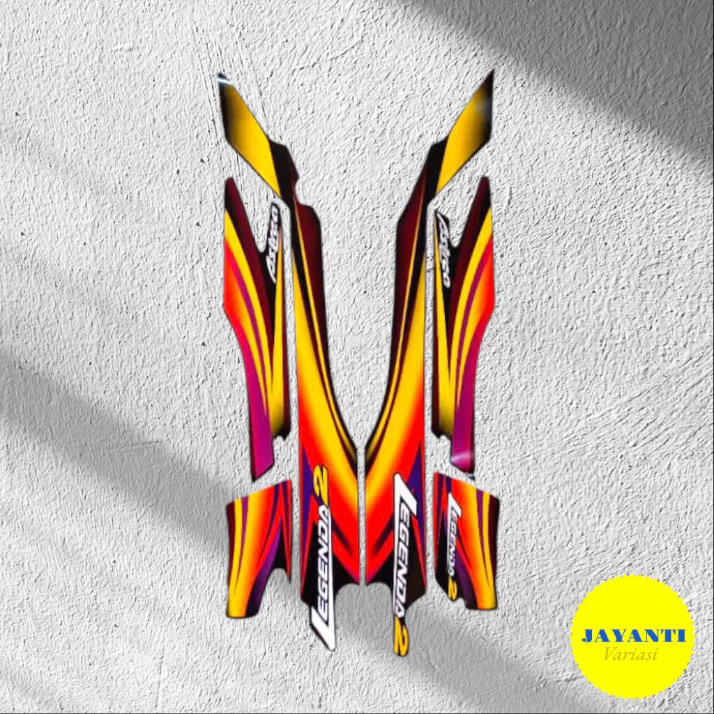 Striping Motor Honda Astrea Legenda 2 Tahun 2002 – Stiker Body Full Set Ori Look