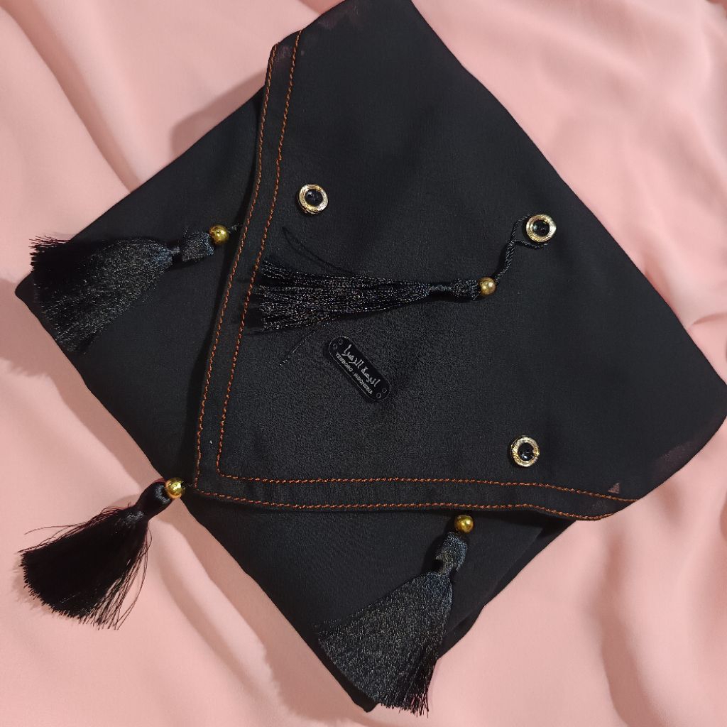 Khimar ZAHRA segiempat instan zipper set cadar Matt cerruty babydoll armany/Khimar list,/ Khimar tas