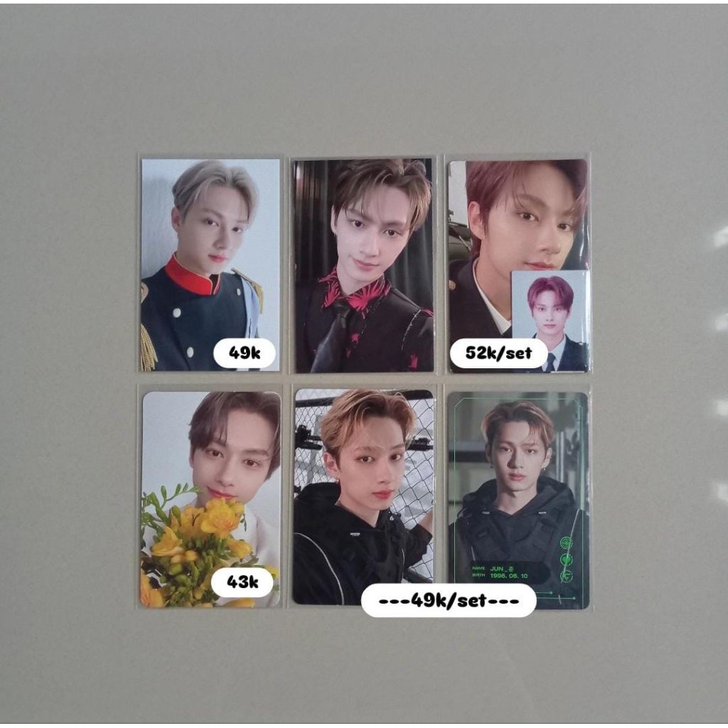 PHOTOCARD OFFICIAL JUN SEVENTEEN (PILOT, HOTEL, GAMEBOI, RH)