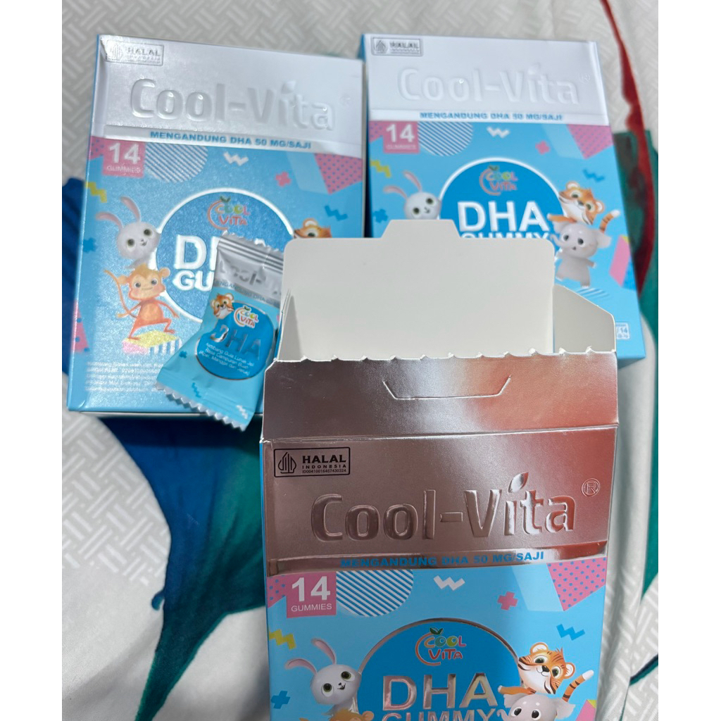 vitamin anak DHA gummy cool vita