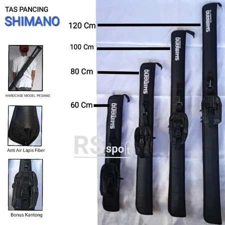 Tas Joran Pancing Hardcase Model Pedang Anti Air Buat Joran Spining Joran Antene Joran Tegek Uk 60cm