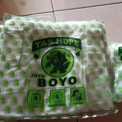 KANTONG PLASTIK BAMBU ATAU BOYO UK 28 KRESEK BAMBU KRESEK BAMBU PUTIH