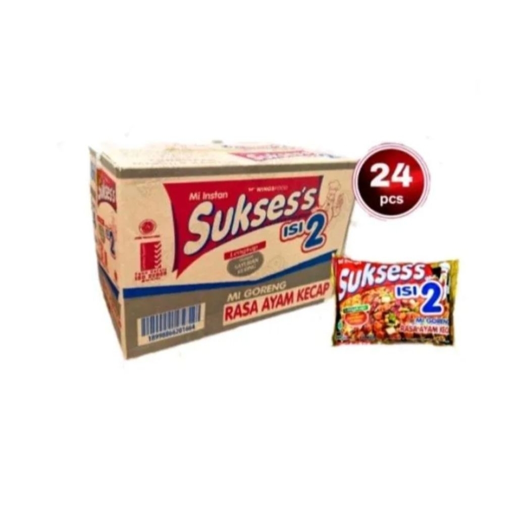 

Mie Sukses's Isi 2 Goreng Rasa Ayam Kecap 129 gram [ 1 Dus Isi 24 Pcs ]