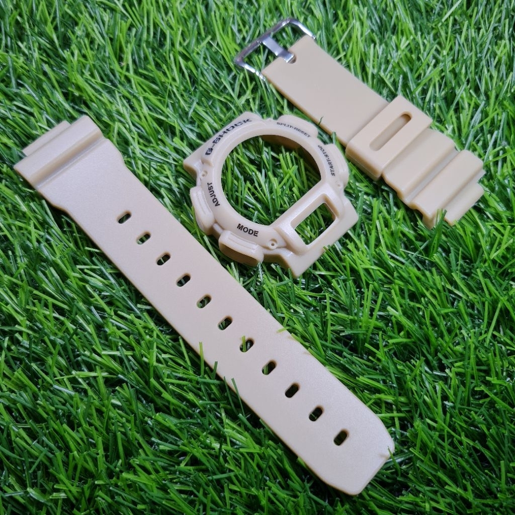 BNB BEZEL N STRAP GSHOCK G-SHOCK DW9052 DW-9052 BEIGE BLACK