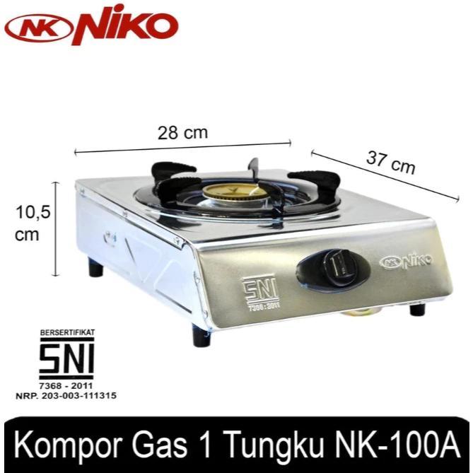 Kompor Gas 1 Tungku NIKO NK-101A / Kompor 1 Tungku Niko NK 101A Kompor 1 Tungku Niko NK101A