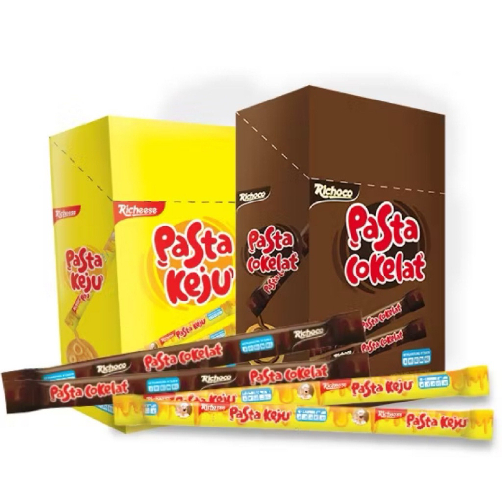 

Richeese Pasta Keju 1box isi 30pcs keju dan cokelat/Snack Grosir bisa cod