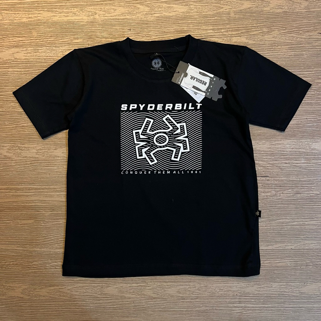 Kaos Anak Spyderbilt kids Hitam
