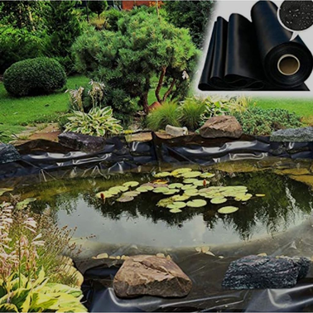 Geomembrane Hdpe lebar 4 meter Tebal 200/300 micron