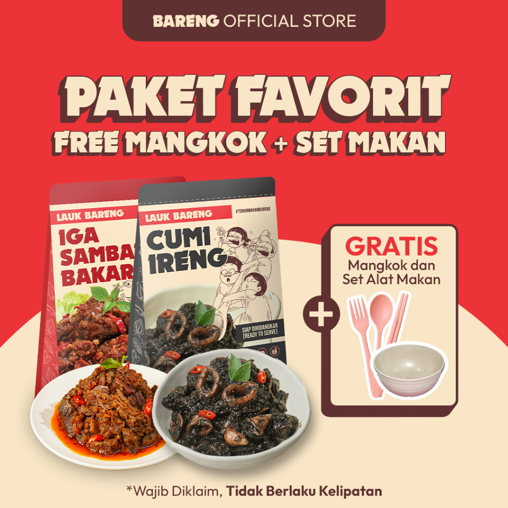 

G&C [GAJIAN SALE] Lahap Bareng - Paket Lauk Favorit 2 Lauk Makanan Instant Ready to Eat, Real Food,
