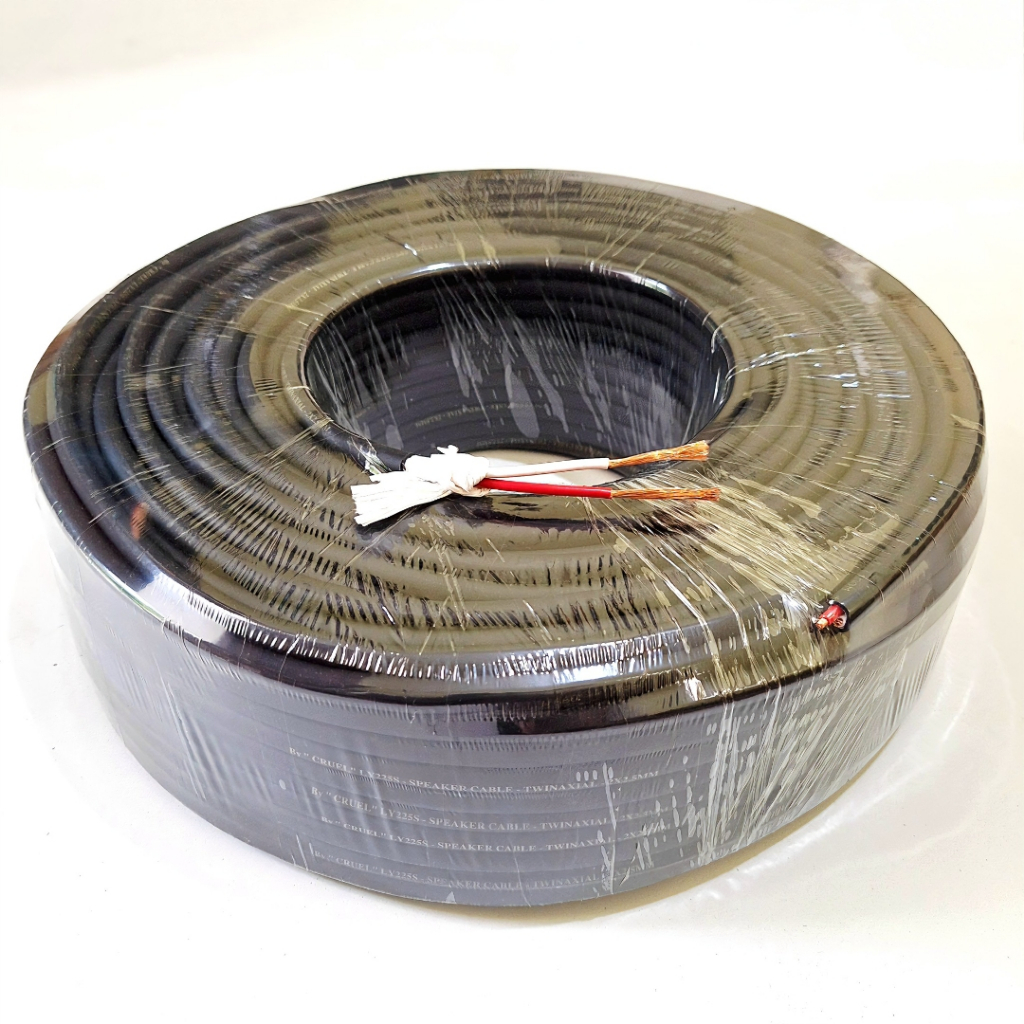 KABEL SPEAKER ISI 2x2,5 METERAN KABEL AUDIO SPEAKER 2x2,5MM KABEL CRUEL KABEL TEMBAGA