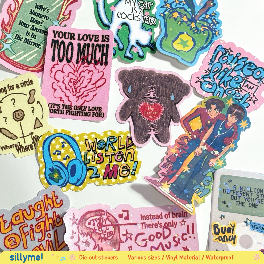 

sillyme! l Die Cut Stickers