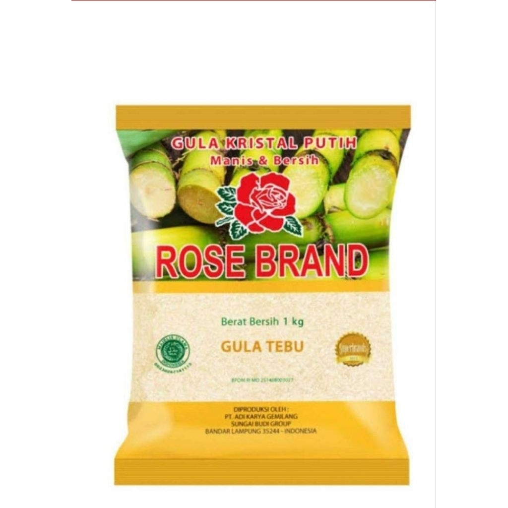 

Gula ROSE BRAND Gula Pasir Tebu Kuning 1 kg