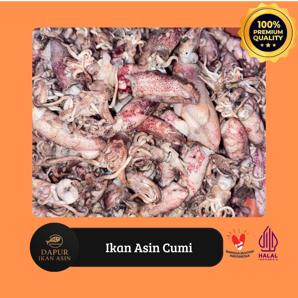 

IKAN ASIN Cumi Segar Kering Premium / Asin Cumi Siap Masak