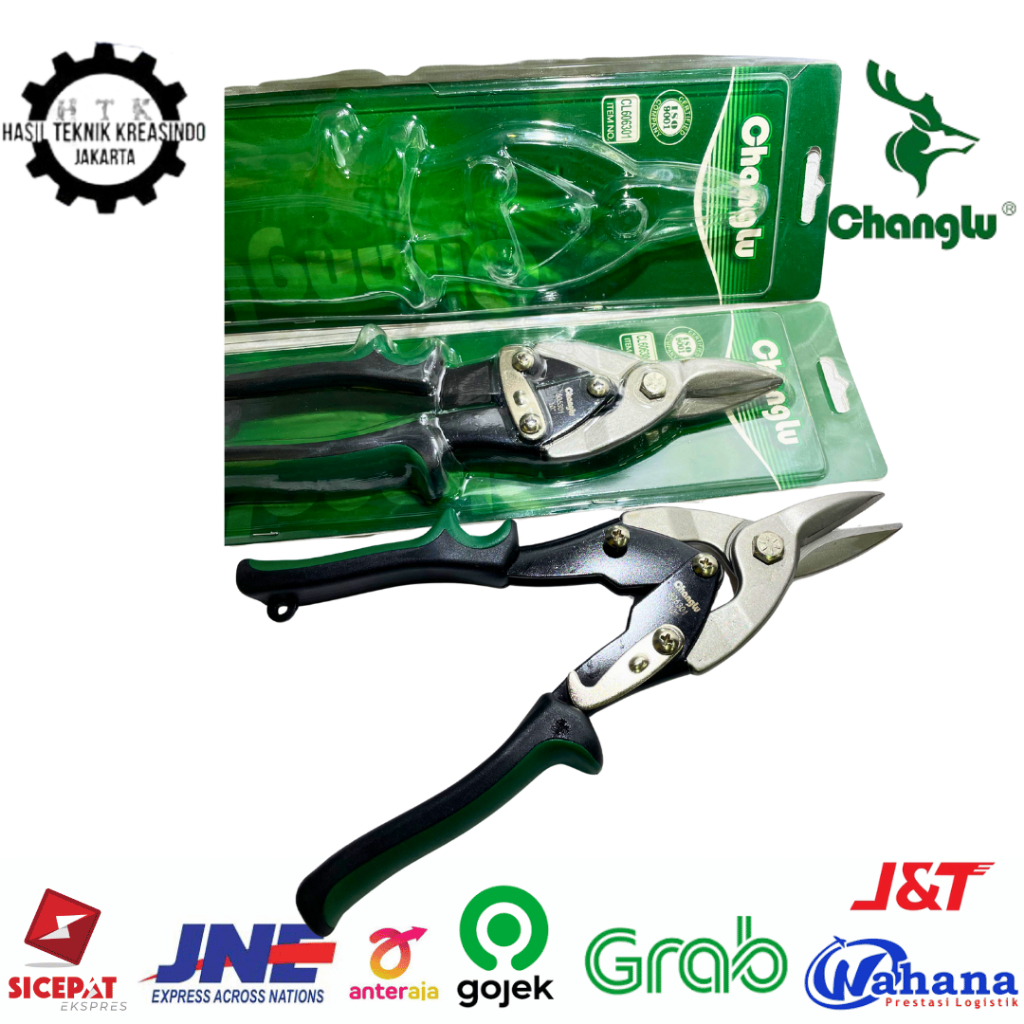 CHANGLU NLG Gunting Seng 10 Inch / Gunting Baja Ringan 10" Changlu Lurus