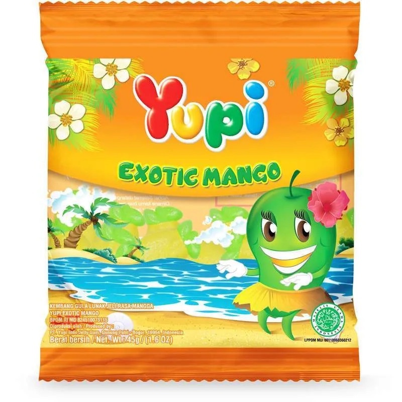 

YUPI EXOTIC MANGO MINI 45G