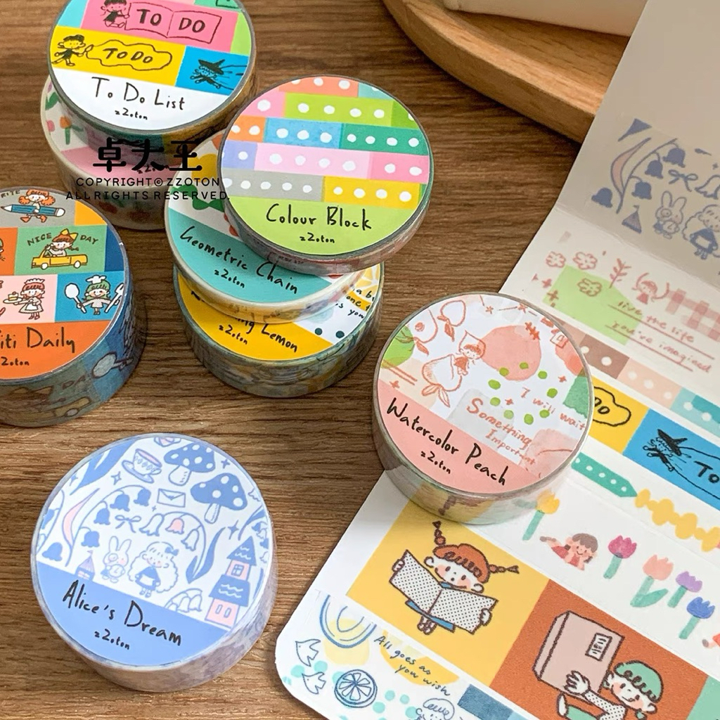 

washi tape [ SAMPLE ] molinta collage A