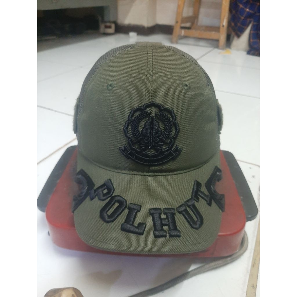 TOPI TACTICAL POLHUT TERBARU FREE NAMA /TOPI POLHUT CUSTOM SATUAN