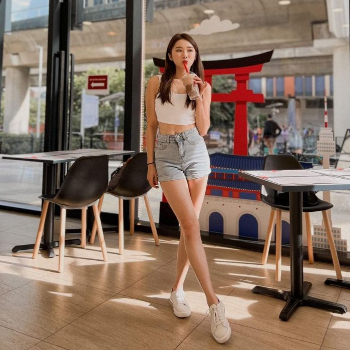 Celana Pendek Jeans Wanita High waist Hotpans Jeans High waist Celana Jeans Pendek Wanita korea