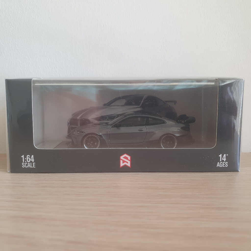 Street Warrior x Ghost Player BMW G82 M4 Adro 1/64 (StreetWarrior. GhostPlayer, Titanium Steel Grey,