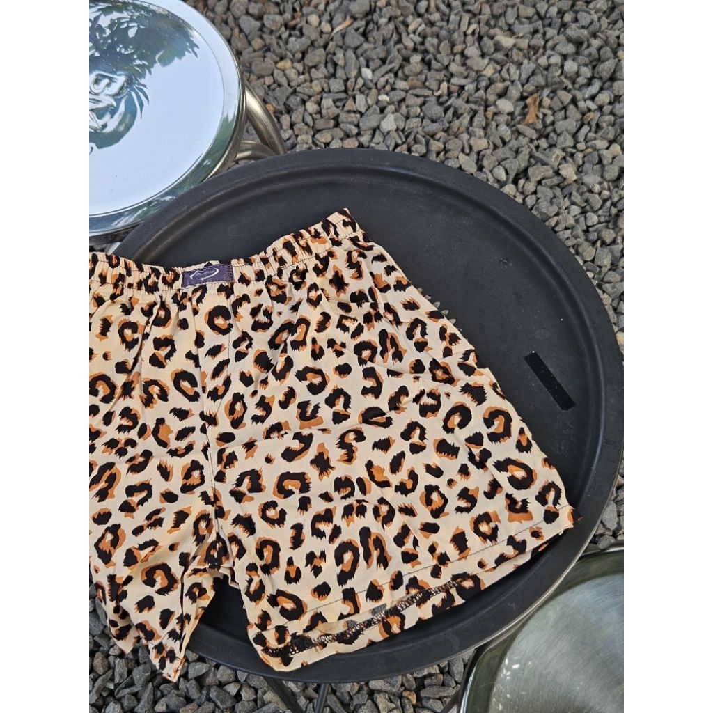 celana boxer rayon premium | celana pendek unisex Shorts Katun macan  Motif Santai Pria