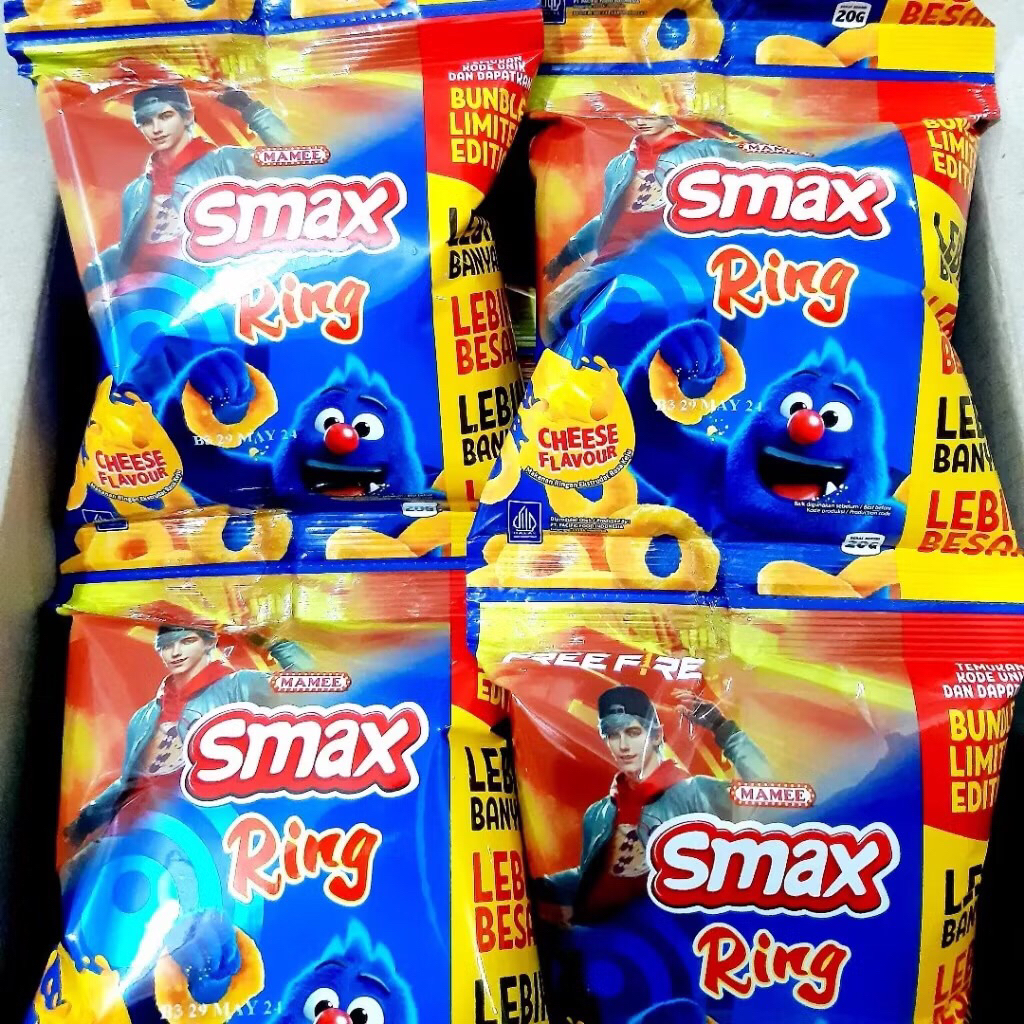 

SMAX RING CHEESE / SMAX CHOCO BALLS( 20GR X 10PCS )