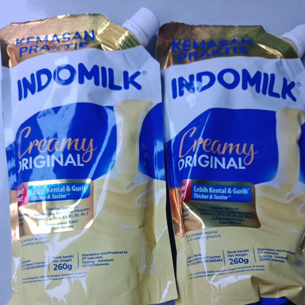 

indomilk pouch creamy original 260g