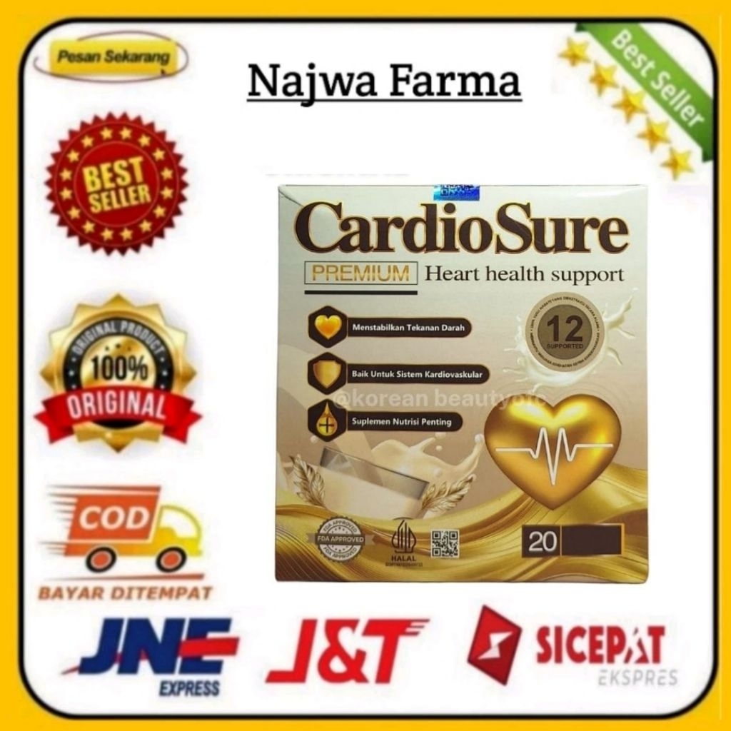 

Cardiosure Susu Kalsium Atasi Asam Urat, Stroke, Reumatik, Kolesterol Ampuh BPOM Halal