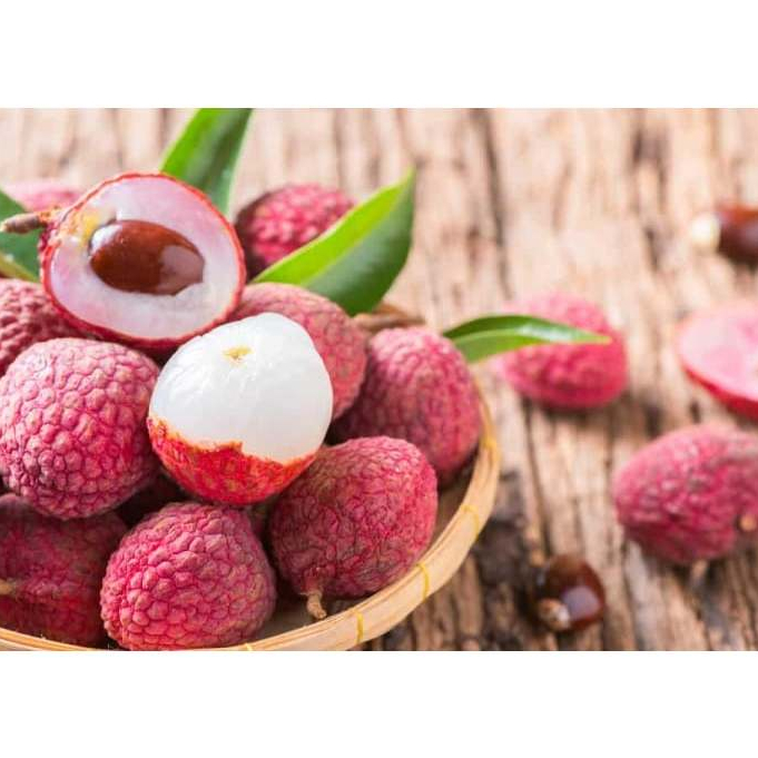 

leci pink fresh dan segar manis netto 1000gr