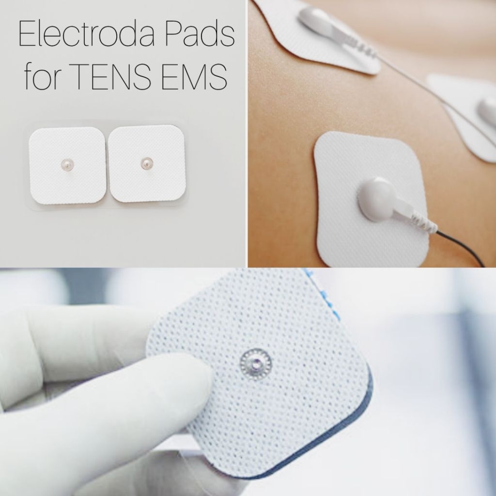ELECTRODA PAD 2 PCS for TENS EMS | FISIOTERAPI PATCH GEL | ELECTRODA PAD ASSESORIES TENS EMS
