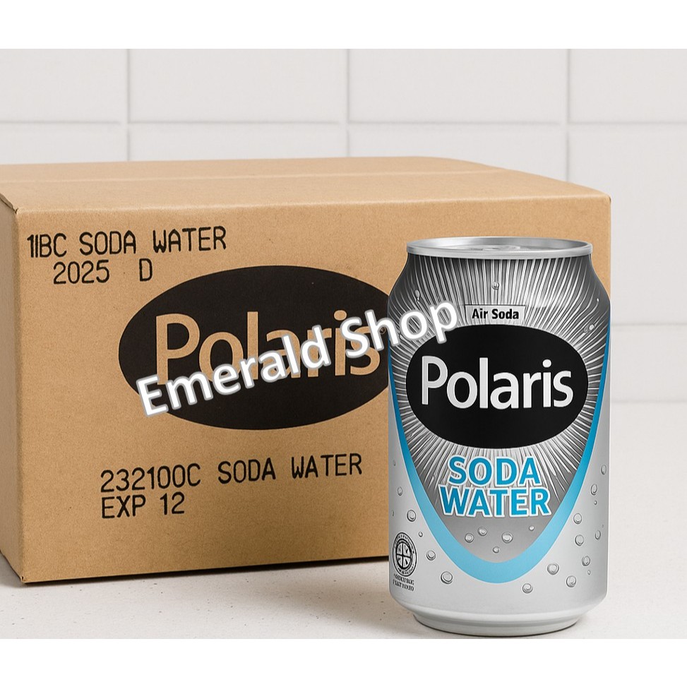 

Polaris Soda Water / Air Soda Polaris Kaleng 24x330ml - Karton