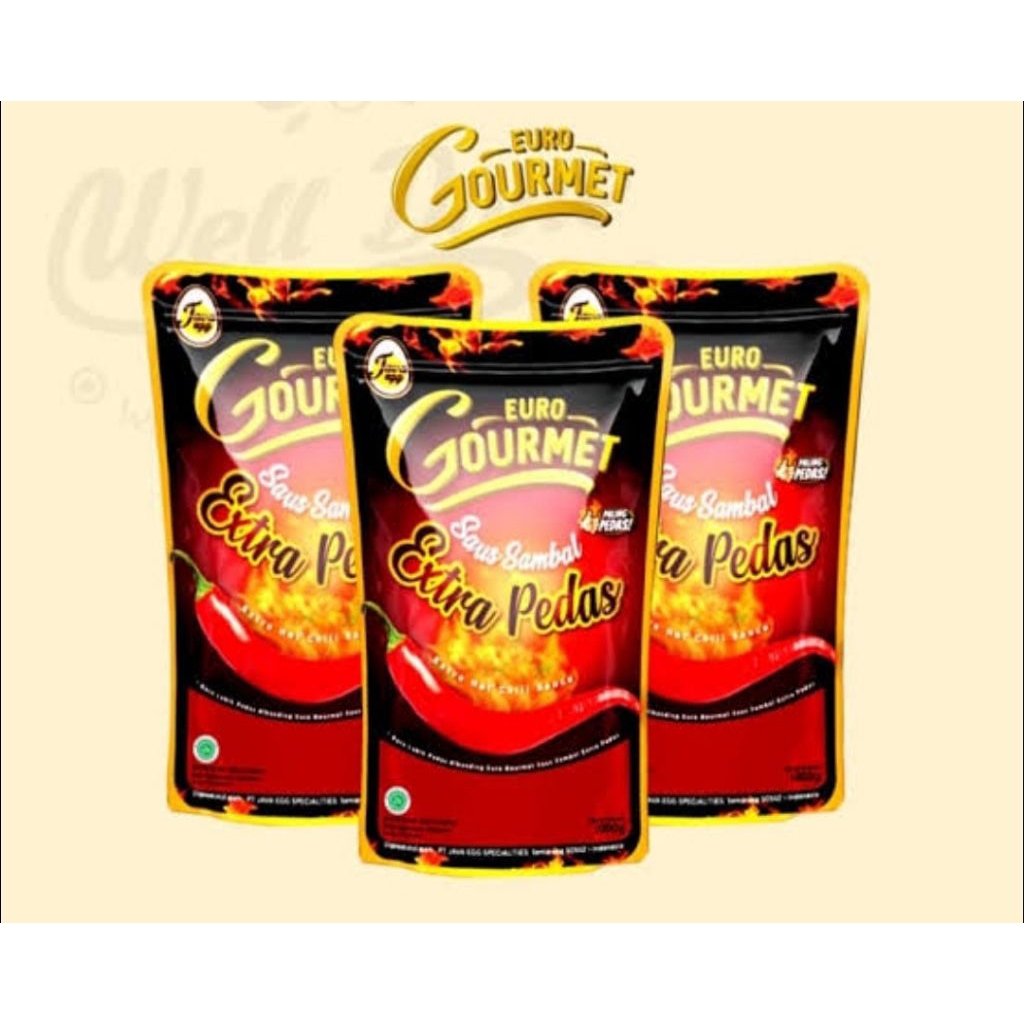

Euro Gourmet Saus Sambal Extra pedas 1kg