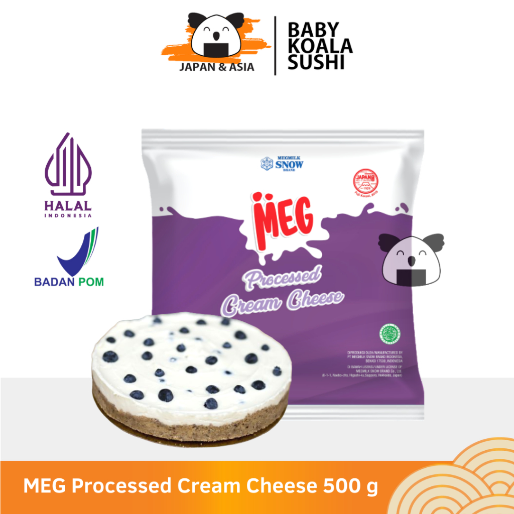 

MEG CHEESE Processed Cream Cheese 500g Halal