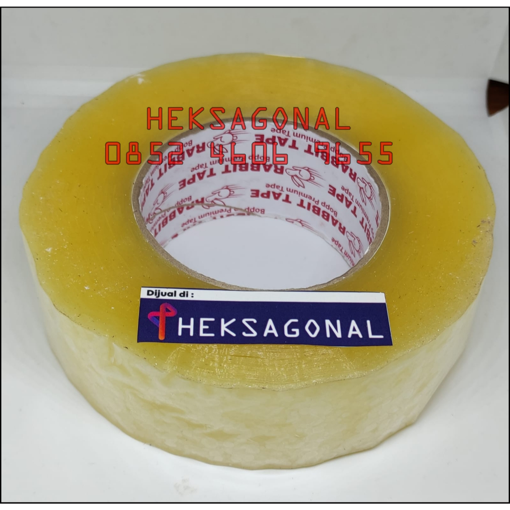 

Lakban Rabbit Tape 45mm x 300 Meter Bening BPN B4073