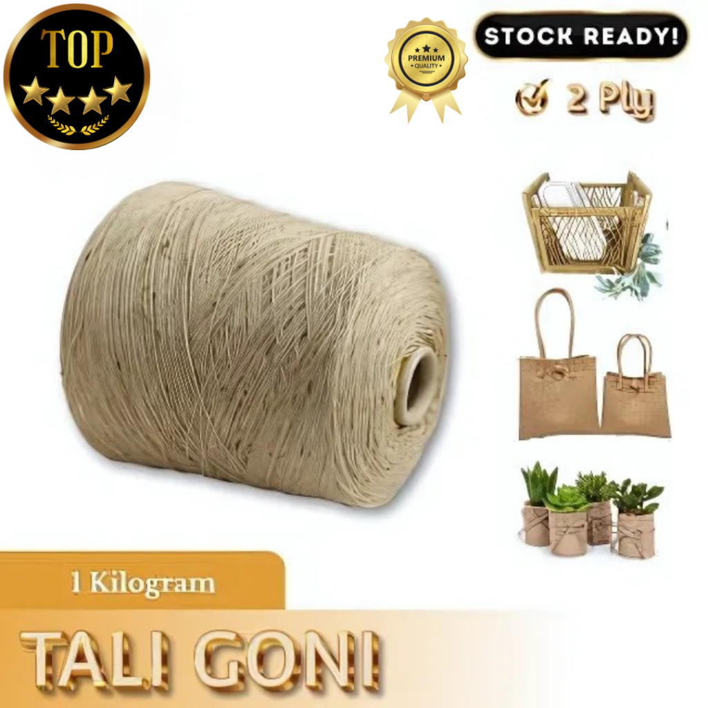 

(PART 2) Tali Goni / Tali Rami 1Kg (2 Ply/ 3 Ply) Penjepit Foto Tali Rami