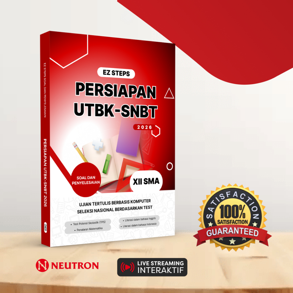 BUKU PERSIAPAN UTBK 2026 EZ Steps By Neutron