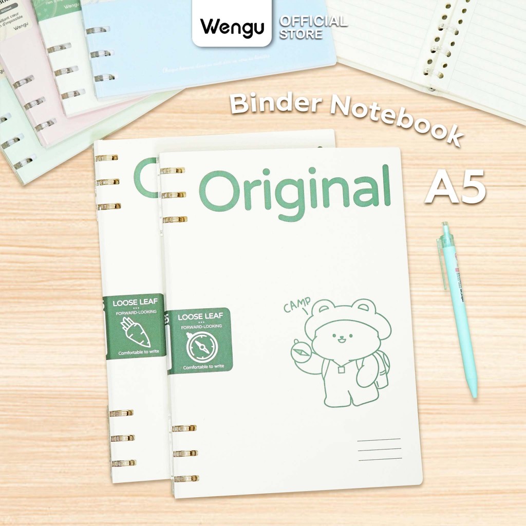 

[BARU] Wengu Buku Catatan Notebook Bisa Isi Ulang A5 B5 (40 Lembar) - SK