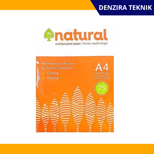 

Kertas HVS A4 75gr NATURAL/Copy And Print Paper A4 NATURAL
