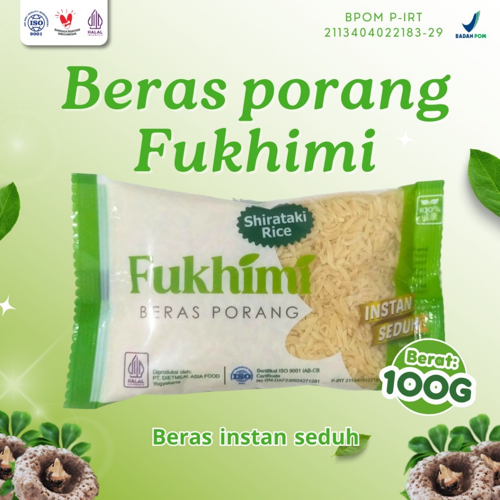

Fukhimi Beras Porang Instan Seduh 100gram