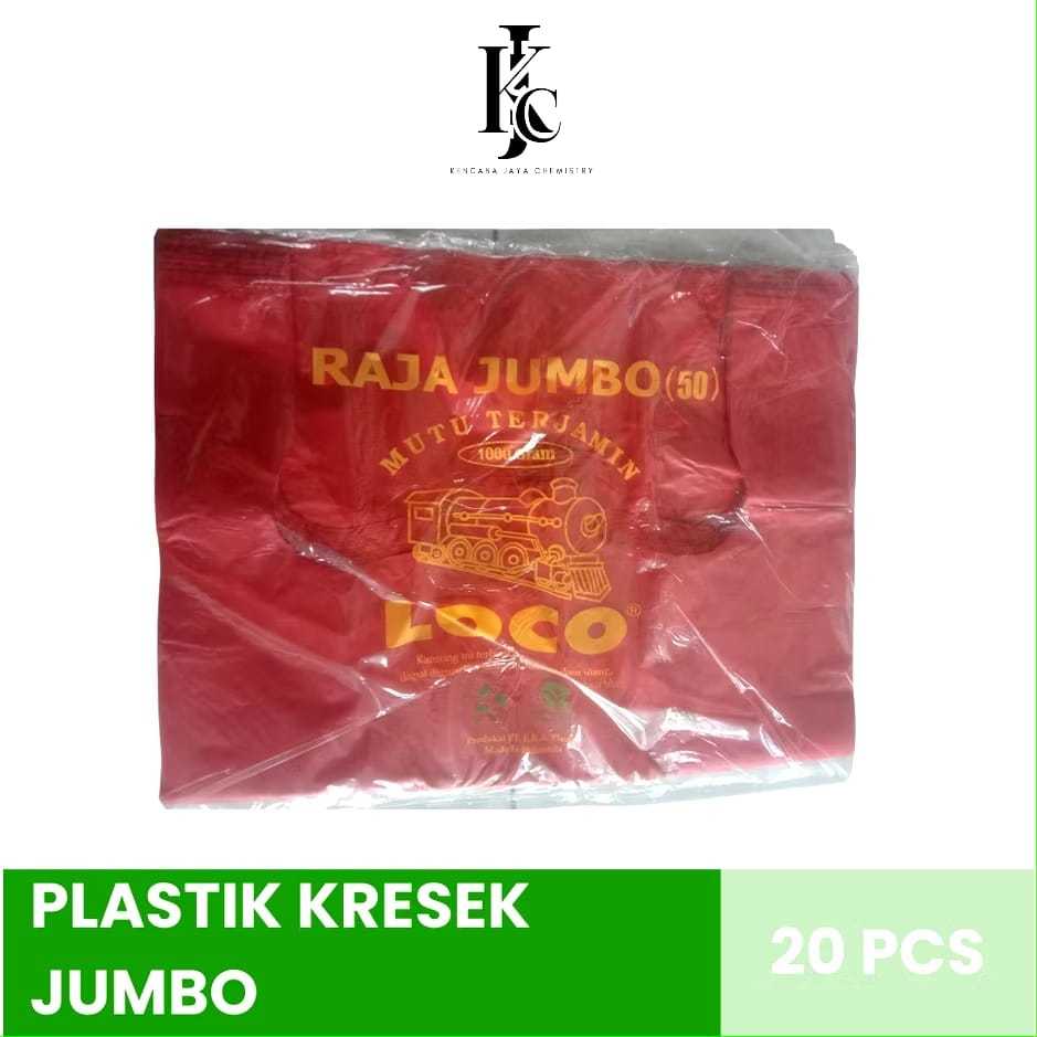 Plastik Kresek Jumbo/HDPE Jumbo Loco Merah Ukuran 50