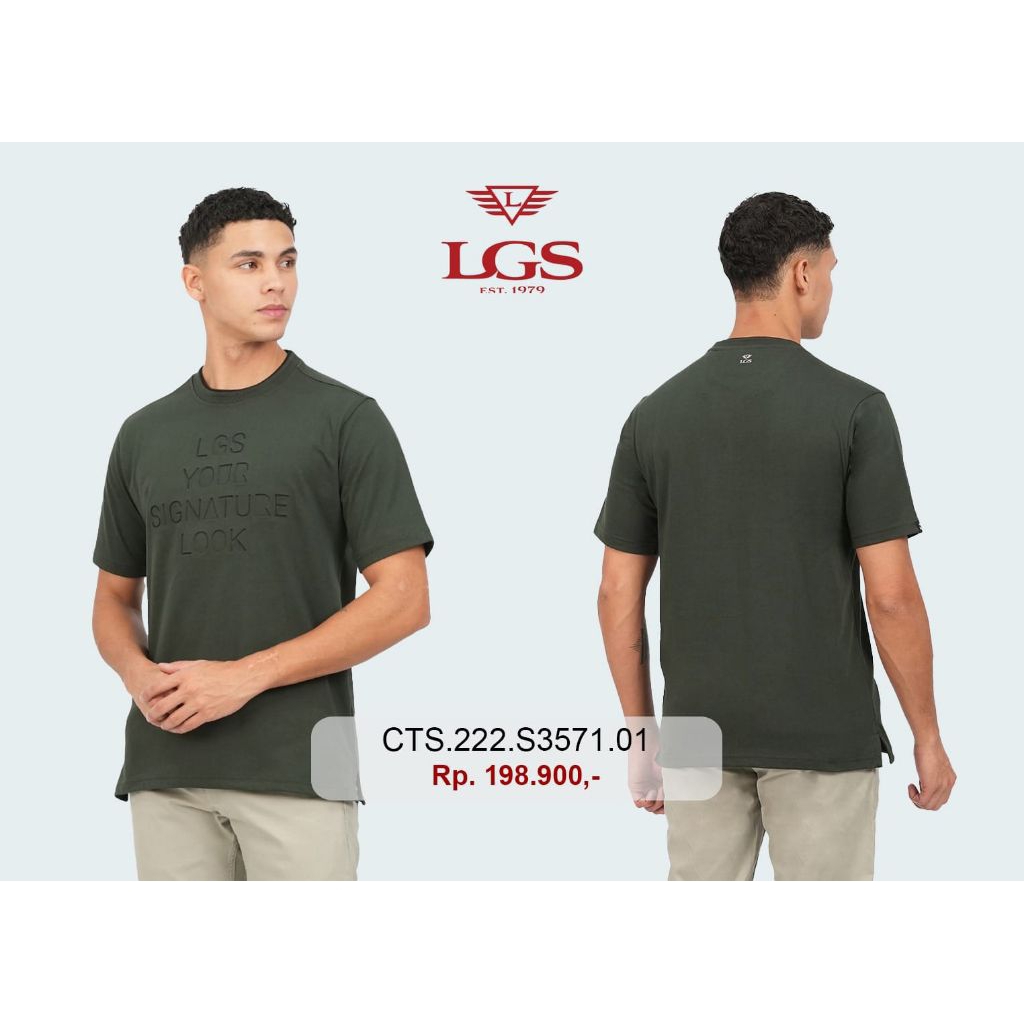 (NEW) T-shirt Pria LGS ORIGINAL Regular Fit