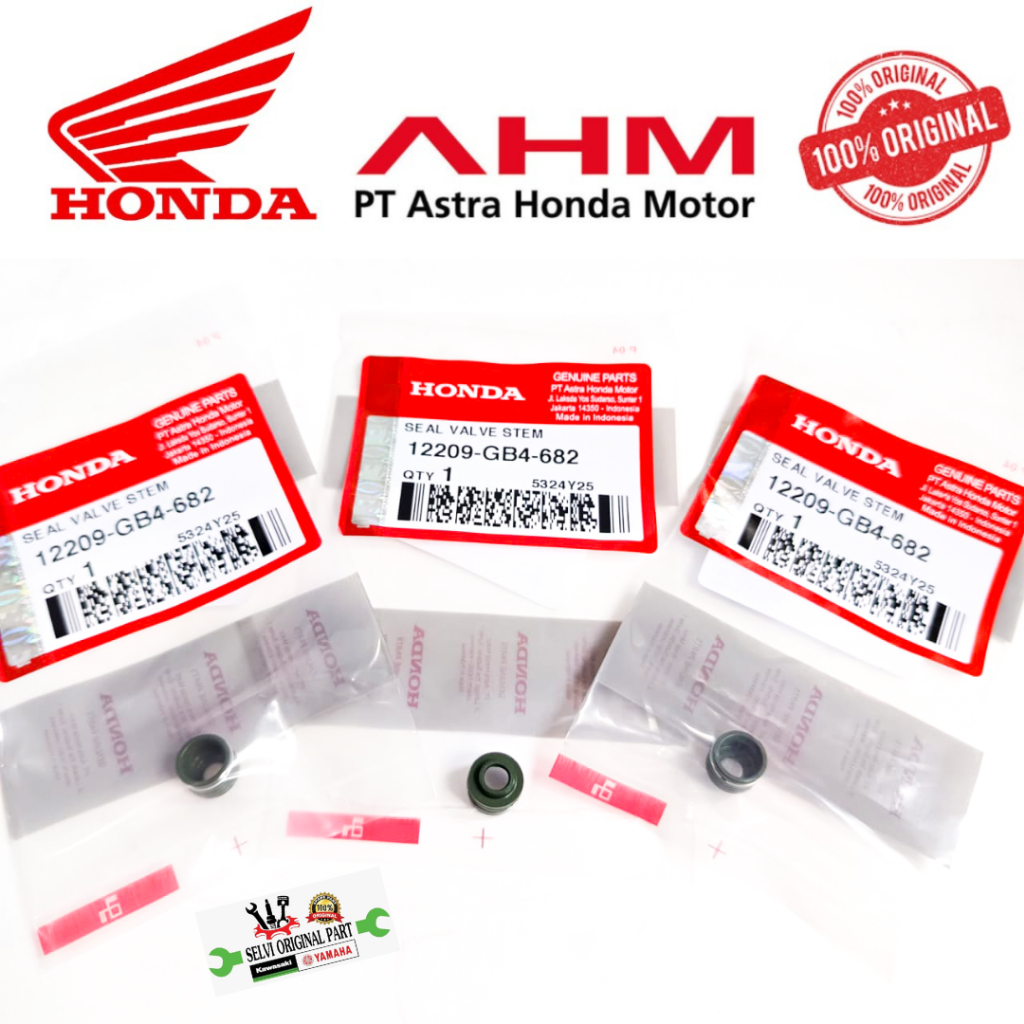 SEAL VALVE KLEP SCOOPY FI BEAT FI 12209GB4682 HONDA ORIGINAL