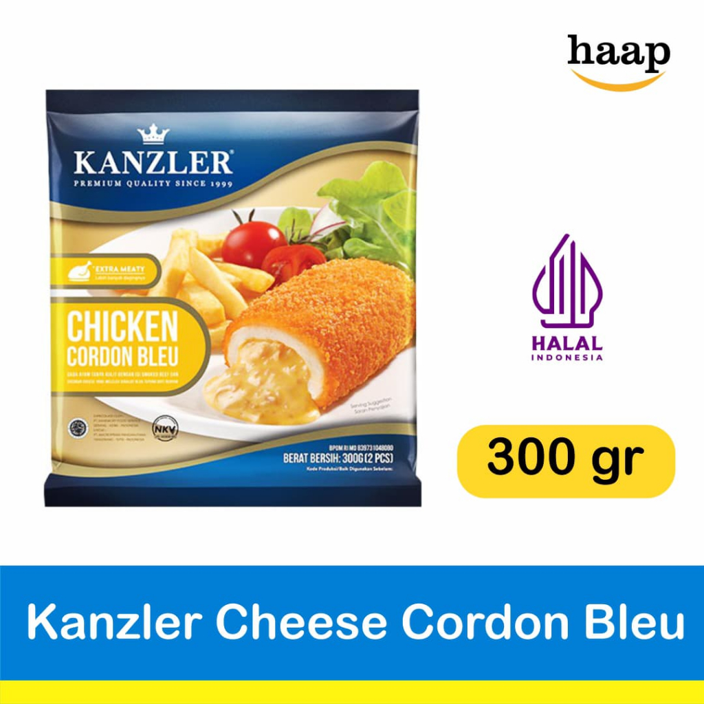

Kanzler Chicken Cordon Bleu 300gr Isi 2pcs