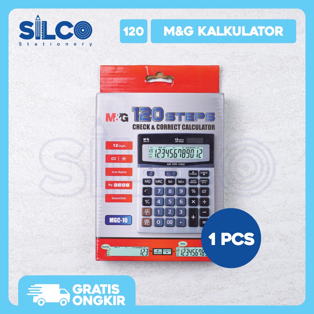 

Kalkulator M&G MGC10 120 Steps [PCS]