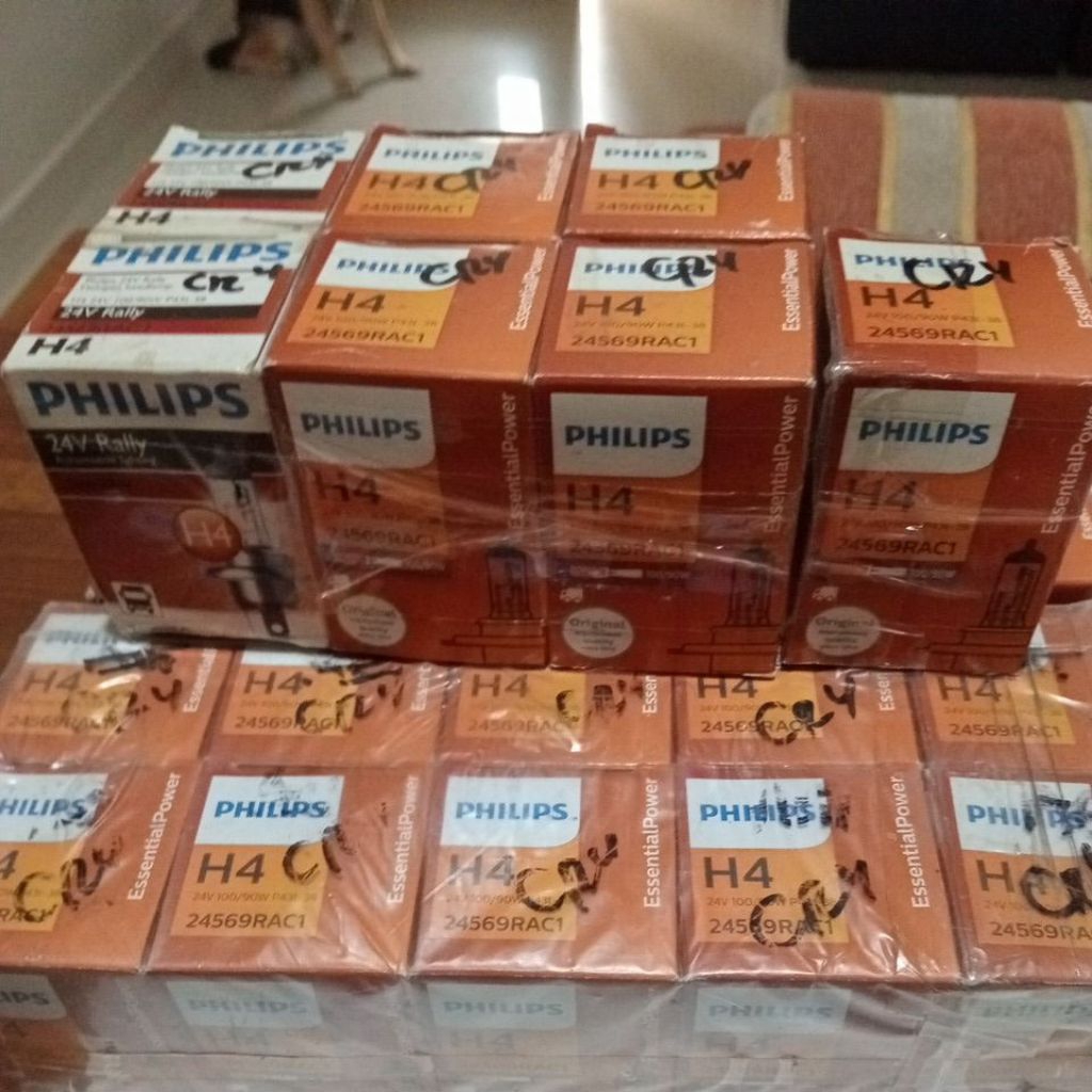 Bohlam H4 Philips 24volt 100/90 watt