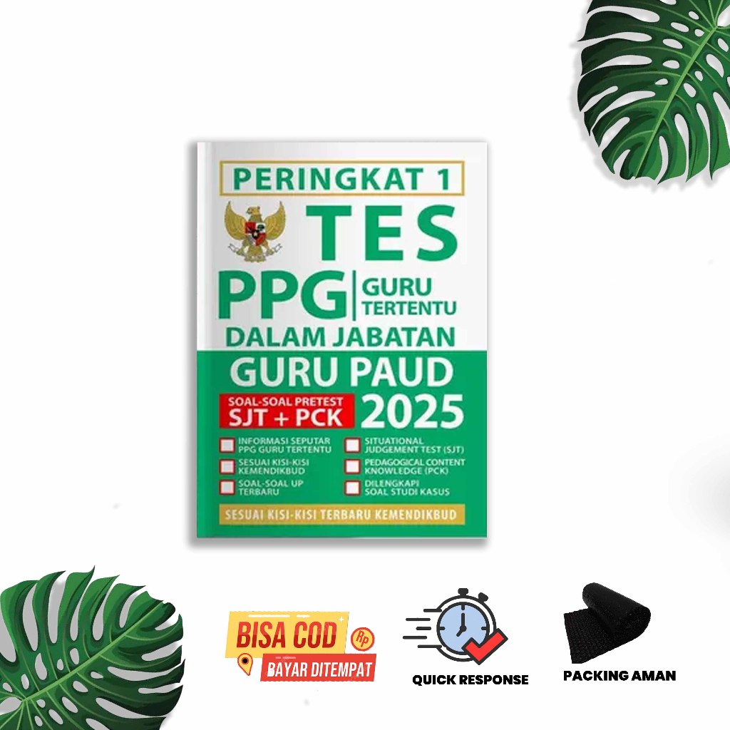 Buku PPG Guru Tertentu Guru PAUD 2025 - PPG Guru Dalam Jabatan Guru PAUD 2025