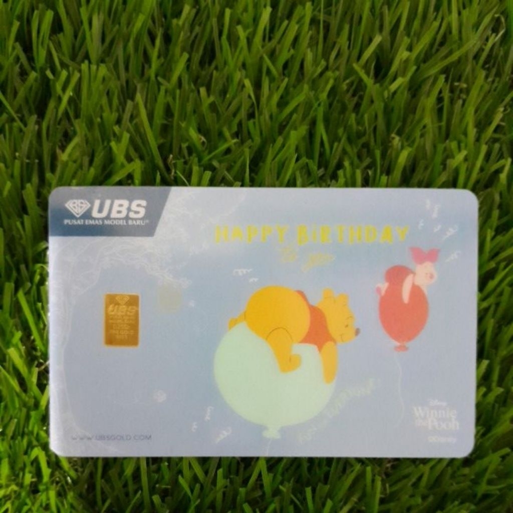 UBS 0.25 gram disney winnie the pooh